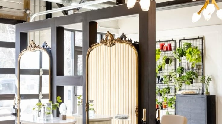 Glow Studio luxurious salon interior